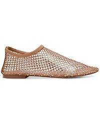 Steve Madden Women's Mino Mesh Rhinestone Flats
