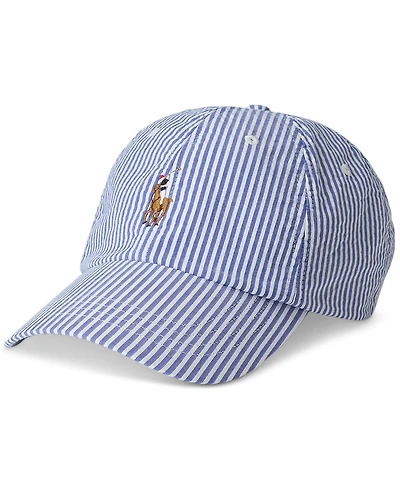 Polo Ralph Lauren Men's Seersucker Ball Cap