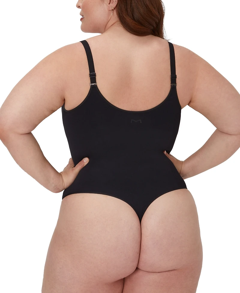Maidenform Women's Everyday Seamless Shapewear Thong Bodysuit DMS830