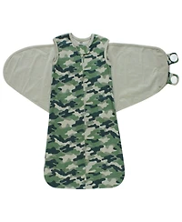 Hudson Baby Boys Unisex Adjustable Swaddling Sleepwear