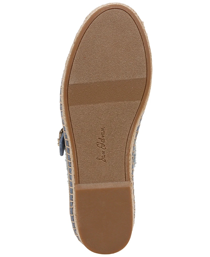 Sam Edelman Women's Mackie Mary Jane Espadrille Flats