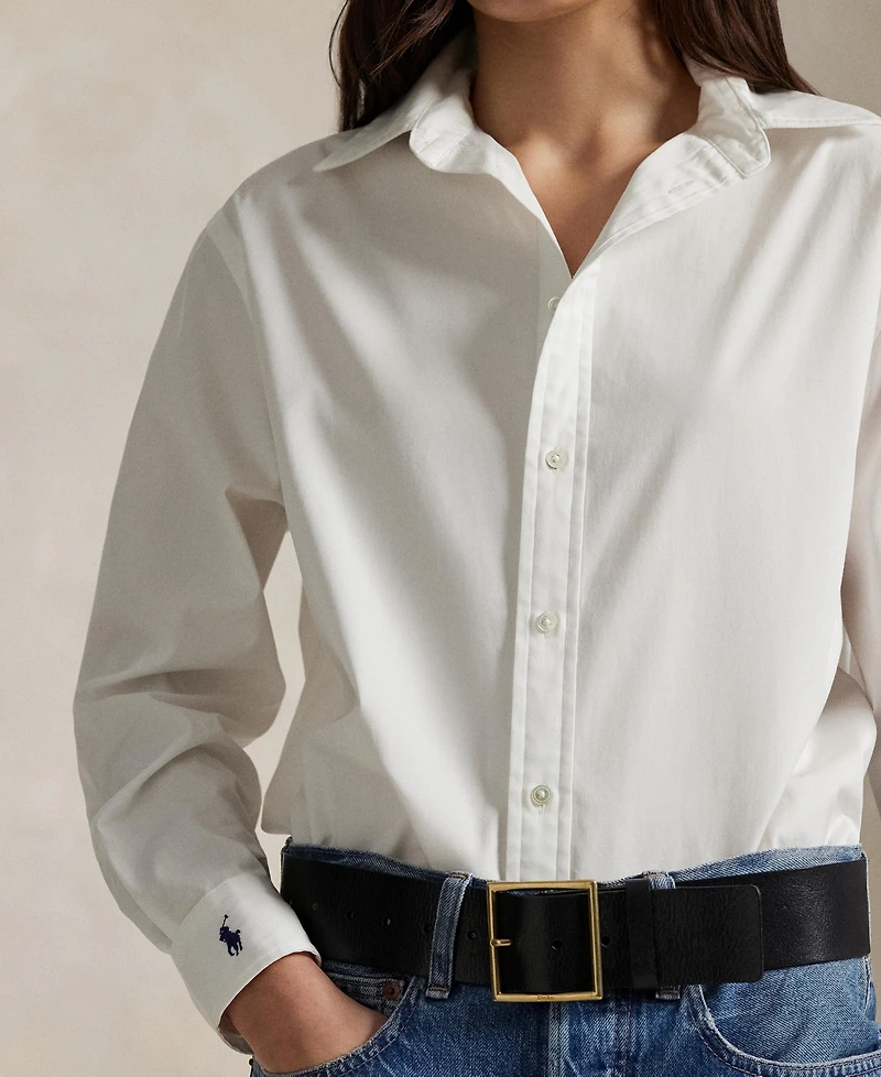 Polo Ralph Lauren Women's Cotton Woven Oversize Shirt