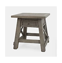 Outer Banks Reclaimed Pine Usb Charging End Table