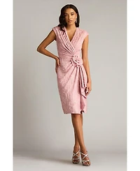 Tadashi Shoji Women's Emery Floral Jacquard Dress