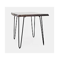 Nature's Edge 24'' Solid Acacia Square End Table