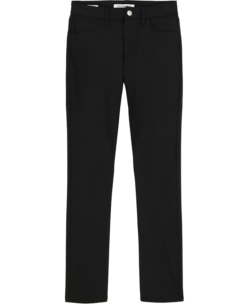 Calvin Klein Big Boys Slim Fit 5 Pocket Performance Flex Stretch Pant
