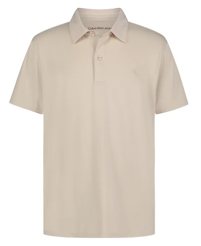 Calvin Klein Boys 8-20 Monogram Detail Tech Polo Shirt
