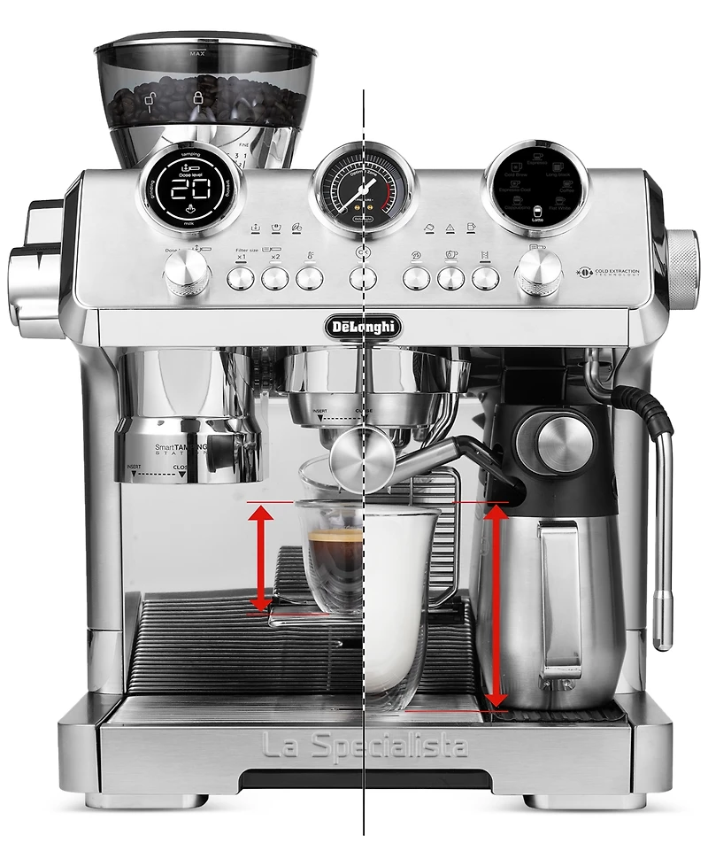 De'Longhi La Specialista Maestro Espresso Machine with Cold Brew & Espresso