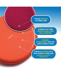 Bintiva Antimicrobial Active Wiggle Cushion - Seat 33cm With Handle