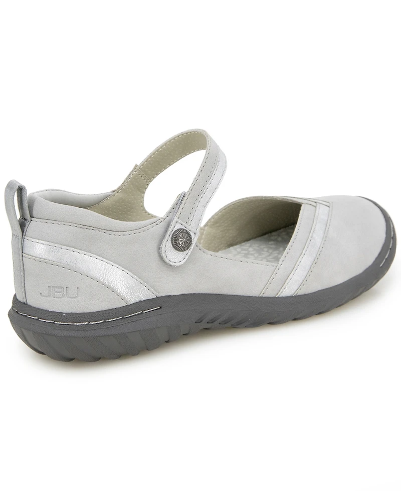 Jbu Women's Raven Round Toe Flats