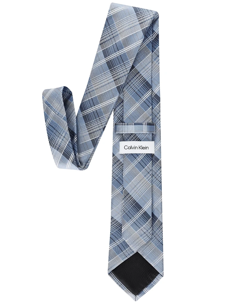 Calvin Klein Men's Ombre Plaid Tie
