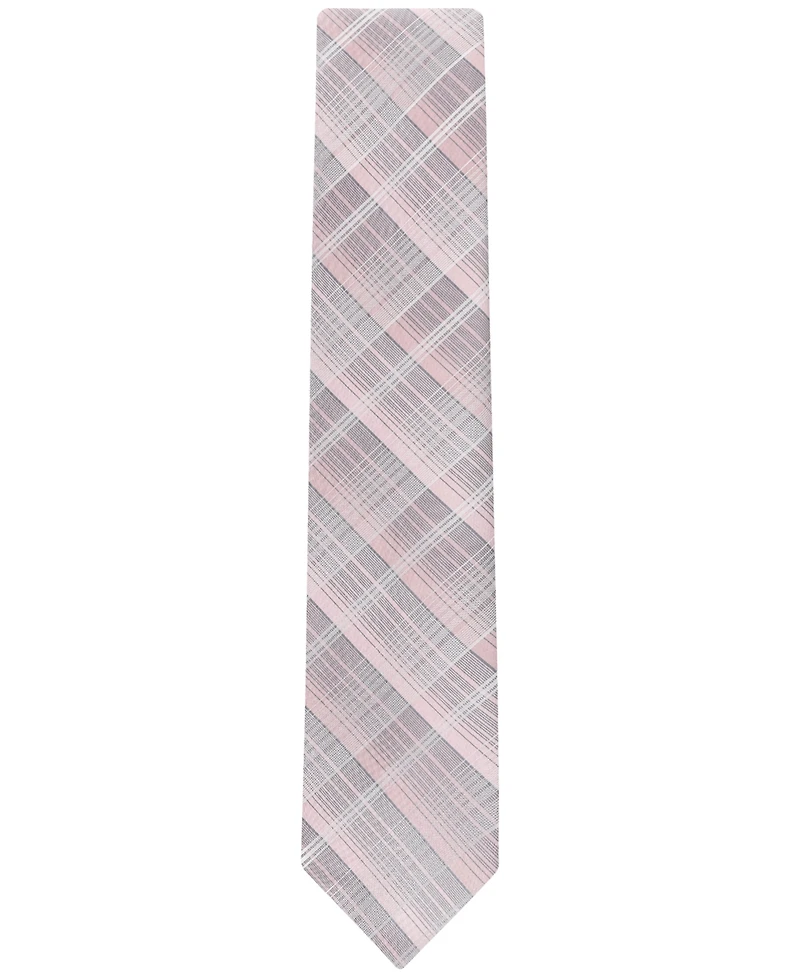 Calvin Klein Men's Ombre Plaid Tie