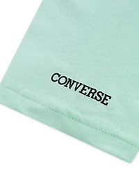 Converse Big Boys Retro Front Back Sneaker T-shirt
