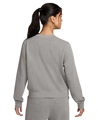 Nike Women's Dri-fit One Crewneck French Terry Sweatshirt