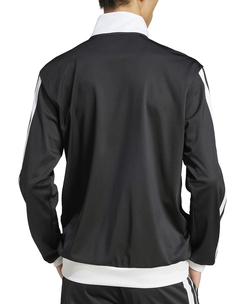 adidas Men's Regular-Fit 3-Stripes Colorblocked Tricot Track Jacket