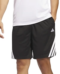 adidas Men's Three-Stripes Legends Basketball Shorts 9"