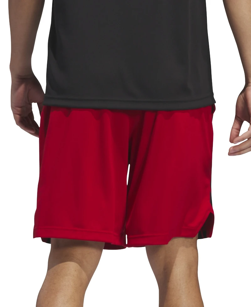 adidas Men's Three-Stripes Legends Basketball Shorts 9"