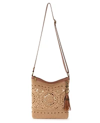 The Sak Women's Lucia Crochet Medium Crossbody Bag