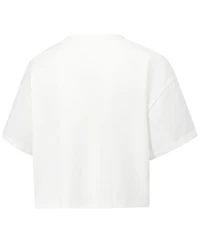 Under Armour Women's Cream South Carolina Gamecocks Iconic Heavyweight Soft Boxy Cropped T-Shirt