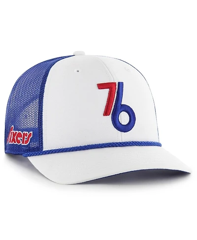 '47 Brand Men's White/Royal Philadelphia 76ers 2024/25 City Edition Trucker Adjustable Hat