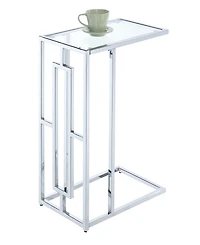 Convenience Concepts Town Square Chrome C End Table