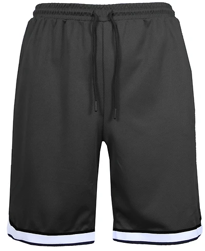 Galaxy By Harvic Men's Premium Active Moisture Wicking Workout Mesh Shorts with Trim