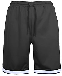 Galaxy By Harvic Men's Premium Active Moisture Wicking Workout Mesh Shorts with Trim