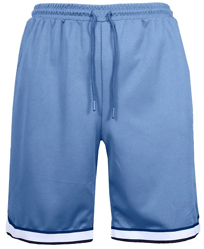 Galaxy By Harvic Men's Premium Active Moisture Wicking Workout Mesh Shorts with Trim