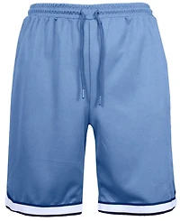 Galaxy By Harvic Men's Premium Active Moisture Wicking Workout Mesh Shorts with Trim