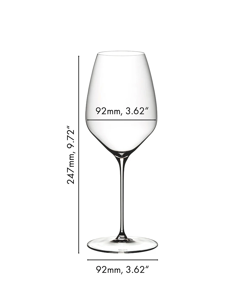 Riedel Veloce Riesling Wine Glasses, Set of 2