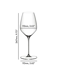 Riedel Veloce Riesling Wine Glasses, Set of 2