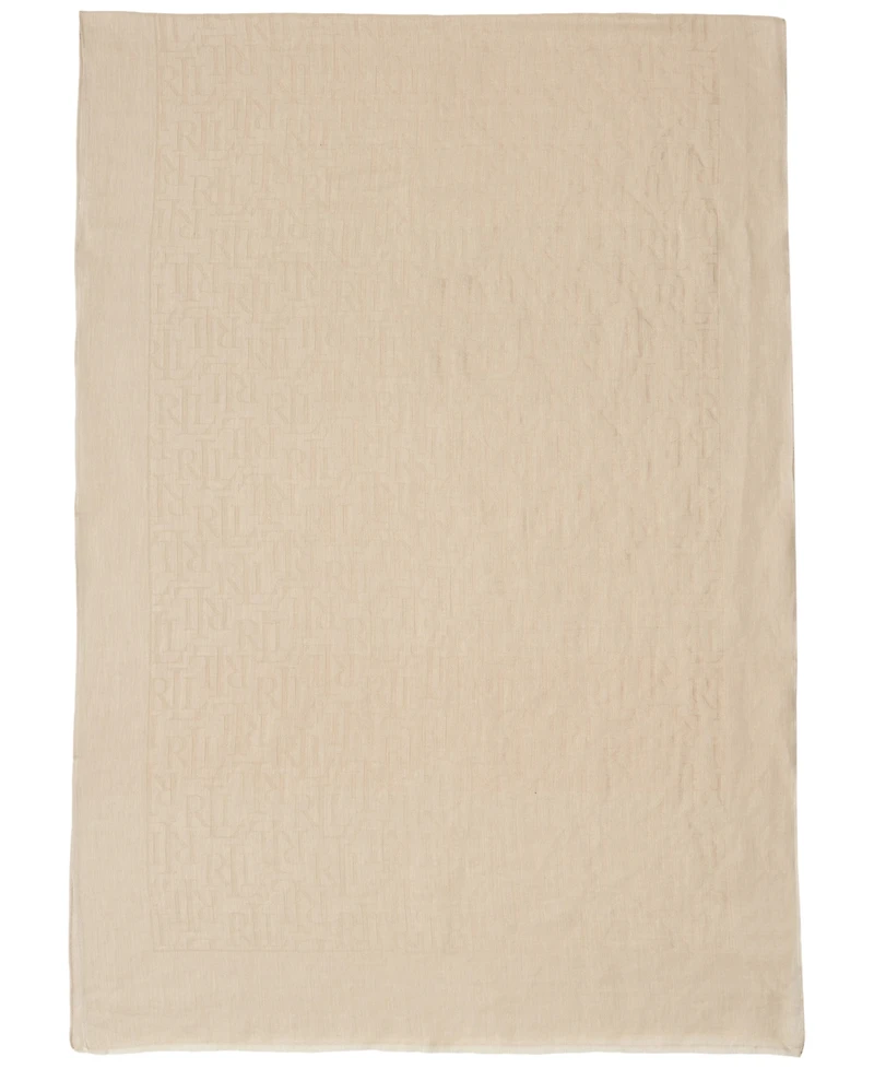 Lauren Ralph Lauren Metallic Logo Jacquard Wrap