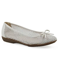 Cliffs by White Mountain Women's Carlicia Round Toe Ballet Flats