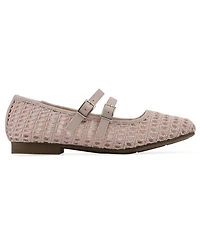 Cliffs by White Mountain Women's Besnik Mary Jane Round Toe Flats