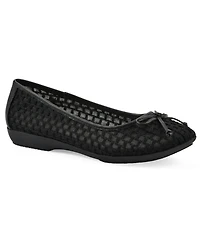 Cliffs by White Mountain Women's Chelcy Round Toe Ballet Flats