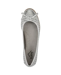 Cliffs by White Mountain Women's Cheryl Ballet Round Toe Flats
