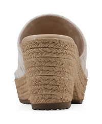 Cliffs by White Mountain Women's Biancia Wedge Slip-On Sandals