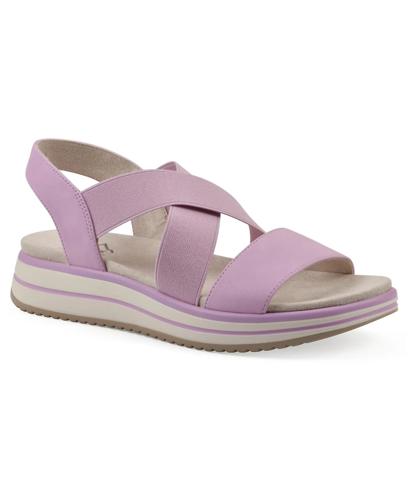 Cliffs by White Mountain Women's Hapley Athleisure Slip-On Sandals
