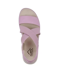 Cliffs by White Mountain Women's Hapley Athleisure Slip-On Sandals