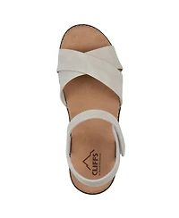 Cliffs by White Mountain Women's Tinna Wedge Sandals