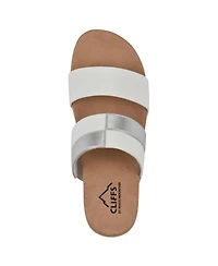 Cliffs by White Mountain Women's Tammy Slide Slip-On Sandals