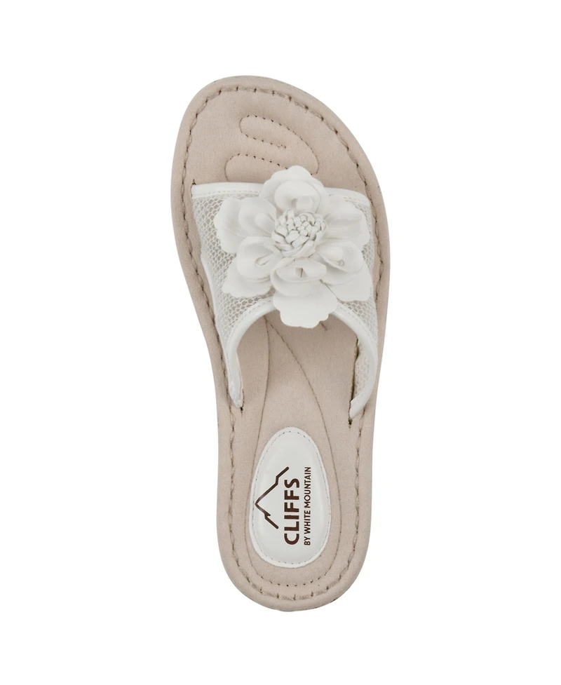 Cliffs by White Mountain Women's Chill Wedge Slip-On Sandals