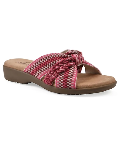 Cliffs by White Mountain Women's Blinding Slide Slip-On Sandals