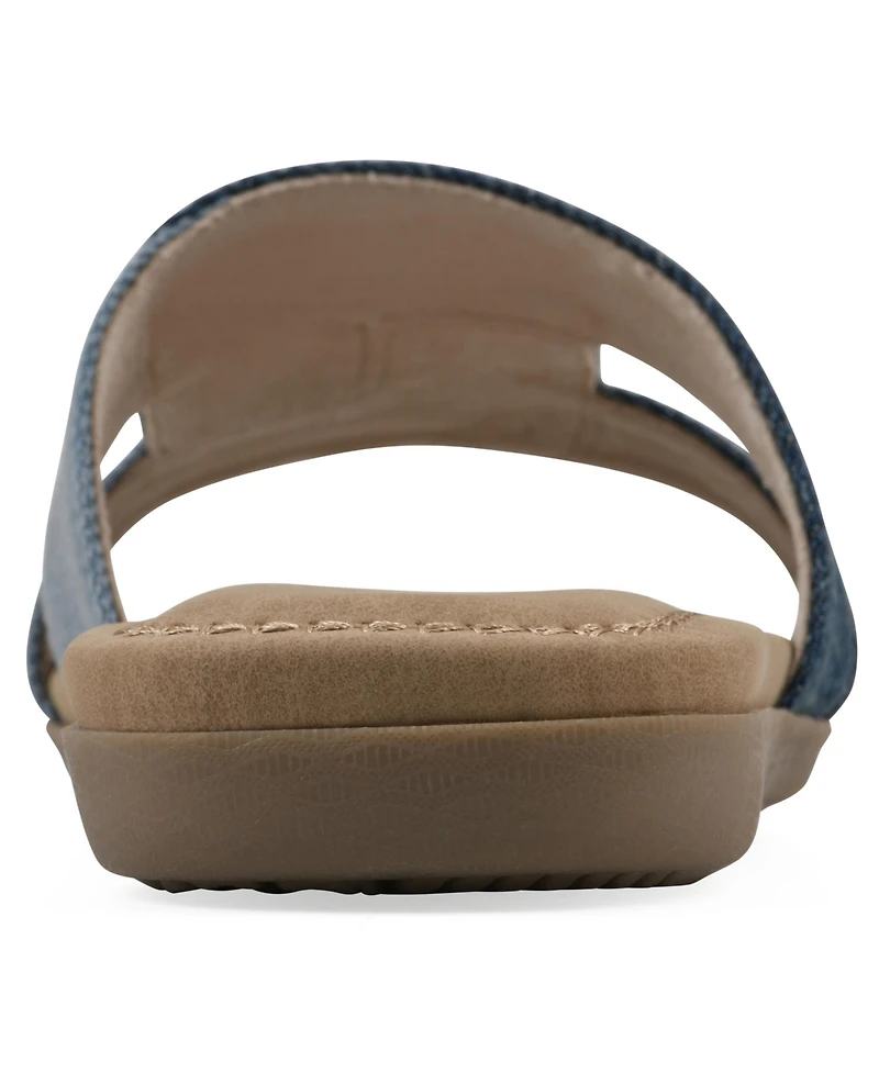 Cliffs by White Mountain Women's Fraida Slide Slip-On Sandals