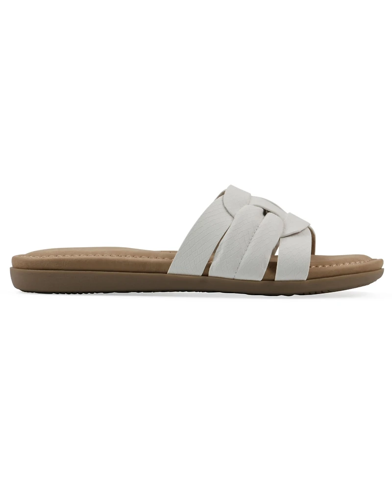 Cliffs by White Mountain Women's Fraley Slide Slip-On Sandals