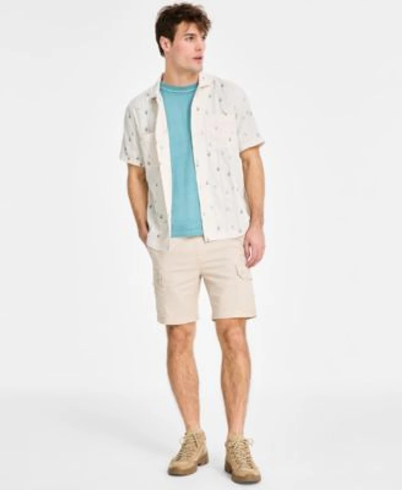 Sun Stone Mens Inside Out T Shirt Thaddeus Shirt Relaxed Fit 8 Cargo Shorts Exclusively At Macys