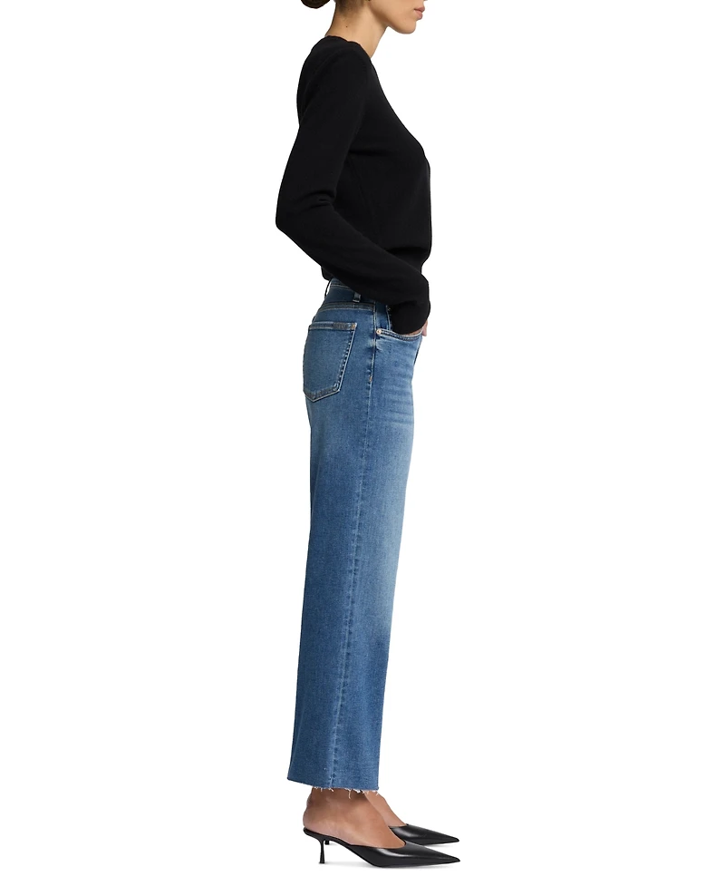 7 For All Mankind Women's Alexa Cropped Cutoff Jeans