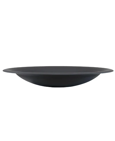 Outdoor Camping or Backyard Replacement Round Steel with Heat-Resistant Paint Finish Fire Pit Bowl - Black