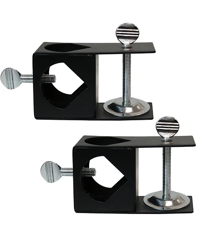 Outdoor Easy-to-Install Metal Patio Balcony Deck Railing Torch Lantern Light Clamp Set