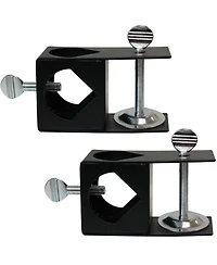 Outdoor Easy-to-Install Metal Patio Balcony Deck Railing Torch Lantern Light Clamp Set